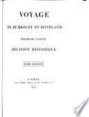 Voyage aux régions équinoxiales du nouveau continent