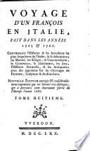 Voyage d'un François en Italie, fait dans les années 1765 & 1766