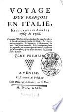 Voyage D'Un François En Italie