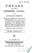 Voyage dans l'hémisphère austral et autour du monde, fait sur les vaisseaux de roi L'Aventure & La Résolution, en 1772, 1773, 1774 & 1775