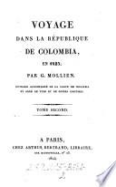 Voyage dans la republique de Colombia en 1823