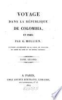 Voyage dans la République de Colombia, en 1823