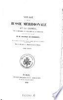Voyage dans la Russie meridionale et la Crimée, par la Hongrie, la Valachie et la Moldavie