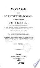 Voyage dans le district des diamans et sur le littoral du Brésil