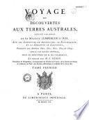 Voyage de découvertes aux terres Australes, exécuté par odre de Sa majesté l'Empereur et Roi, sur les corvettes le Géographe, le Naturaliste et la goëlette Le Casuarina