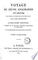 Voyage du jeune Anacharsis en Grèce ..., 5