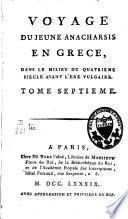 Voyage du jeune Anacharsis en Grèce
