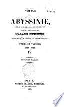 Voyage en Abyssinie, dans le pays des Galla, de Choa et d'Ifat