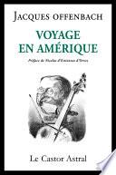 Voyage en Amérique