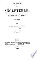 Voyage en Angleterre, Écosse et Irlande, en 1860