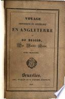 Voyage en Angleterre et en Ecosse