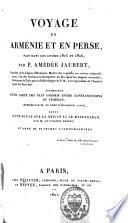 Voyage en Arménie et en Perse, fait dans les années 1805 et 1806