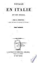 Voyage en Italie et en Sicile