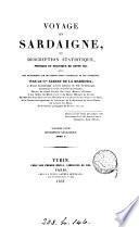 Voyage en Sardaigne. 3 pt. [in 4 vols. With] Atlas de la 1ère partie