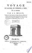 Voyage en Savoie, en Piémont, à Nice, et à Gênes