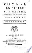 Voyage en Sicile et à Malthe