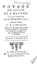 Voyage en Sicile et a Malthe