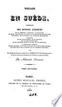 Voyage en Suède. 2 tom. [and] Atlas