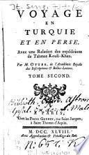 Voyage en Turquie et en Perse