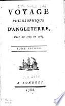 Voyage philosophique d'Angleterre, fait en 1783 et 1784