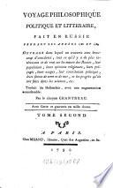 Voyage philosophique en Russie
