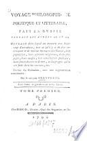 Voyage philosophique, politique et littéraire fait en Russie pendant les années 1788 et 1789