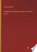 Voyages d'un critique a travers la vie et les livres