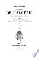 Voyages dans le sud de l'Algérie et des états barbaresques de l'ouest et de l'est par El-'Aïachi et Moula-Ah'med