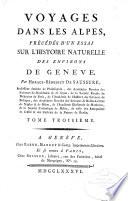 Voyages dans les Alpes