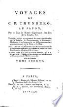 Voyages de C.P. Thunberg, au Japon, par le cap de Bonne-Espérance, les îles de la Sonde, &c