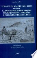 Voyages en Acadie, 1604-1607