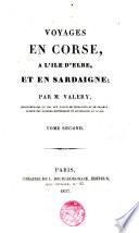 Voyages en Corse, a l ́ille d ́Elbe et en Sardagne