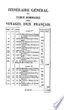 Voyages en France et pays circonvoisins depuis 1775 jusqu'en 1807