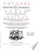 Voyages en Perse et autres lieux de l'Orient
