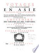 Voyages faits principalement en Asie