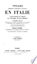Voyages historiques, litteraires et artistiques en Italie. 2. ed., rev., corr. et augm
