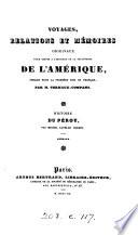 Voyages, relations et mémoires originaux pour servir à l'histoire de la découverte de l'amérique, publ par M. Ternaux