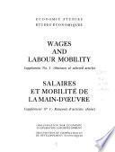 Wages and Labour Mobility