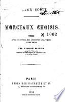 Walter Scott - Morceaux choisies