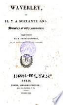 Waverley, ou, Il y a soixante ans