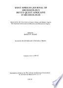 West African Journal of Archaeology