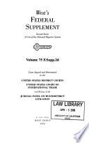 West's Federal Supplement