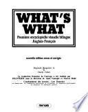What's what