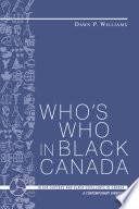 Who's who in Black Canada