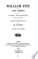 William Pitt et son temps