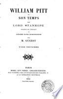 William Pitt et son temps