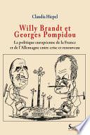 Willy Brandt et Georges Pompidou