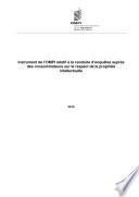 WIPO Consumer Survey Toolkit on Respect for IP (French version)