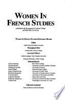 Women in French Studies