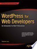 WordPress for Web Developers